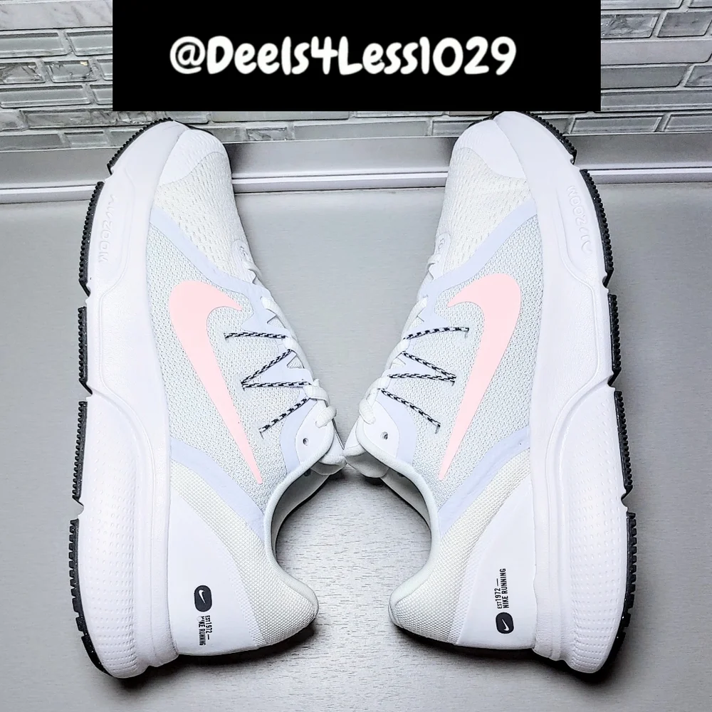 Nike Zoom Span 3 Running Womens Size 9 White Iris Blue Pink - Picture 5 of 6